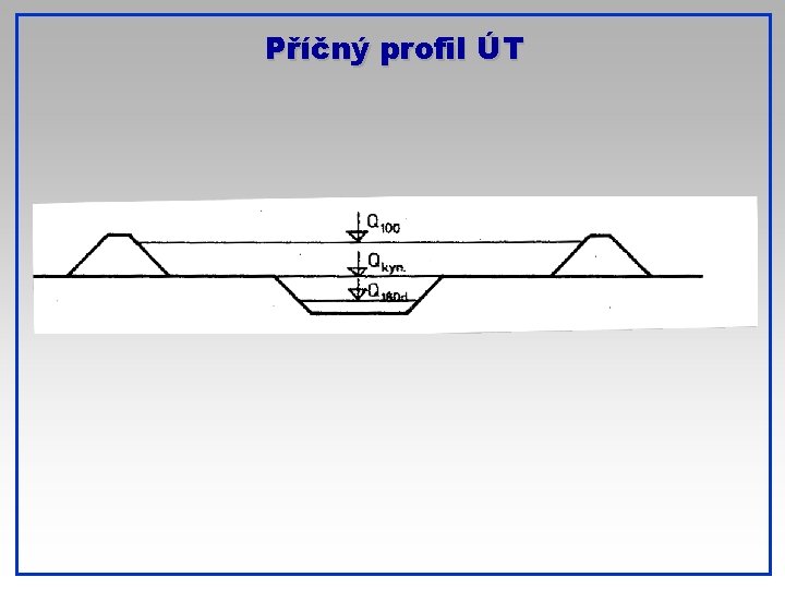 Příčný profil ÚT 