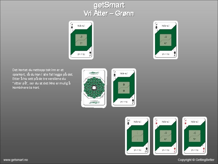 get. Smart Vri Åtter – Grønn Det kortet du nettopp tok inn er et