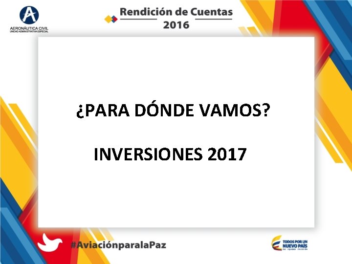 ¿PARA DÓNDE VAMOS? INVERSIONES 2017 