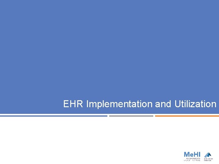 EHR Implementation and Utilization 