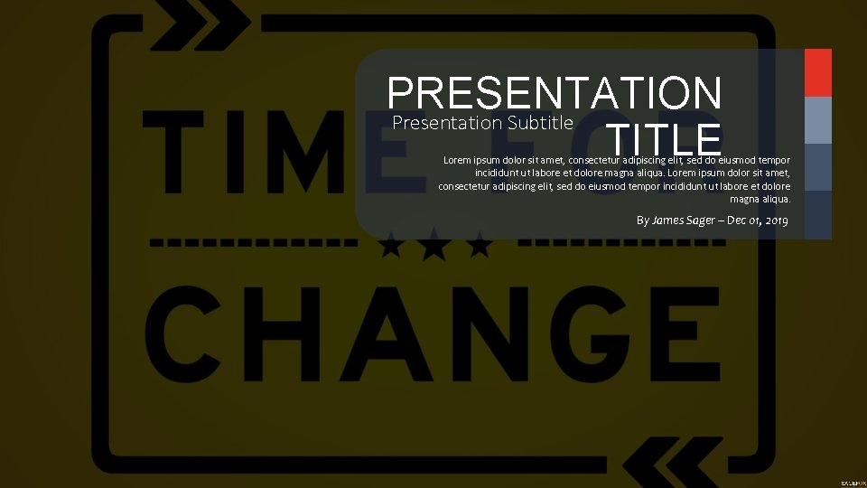 PRESENTATION Presentation Subtitle TITLE Lorem ipsum dolor sit amet, consectetur adipiscing elit, sed do