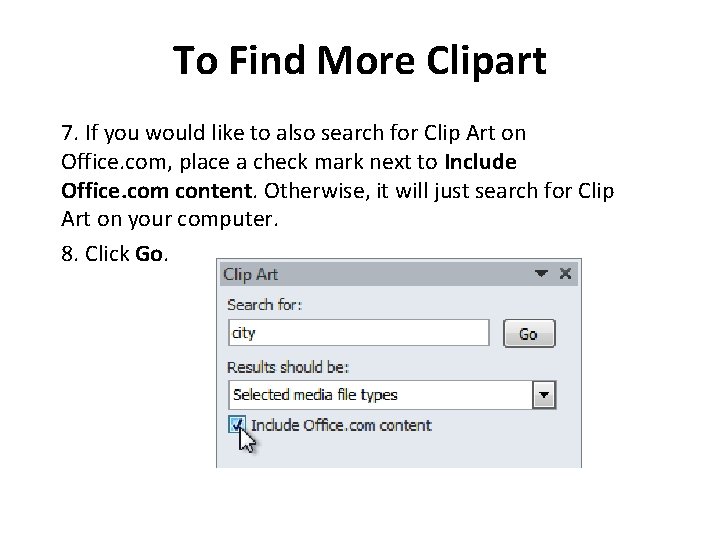 To Find More Clipart 7. If you would like to also search for Clip