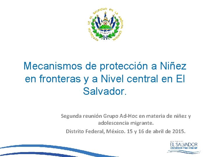 Mecanismos de proteccin a Niez en fronteras y