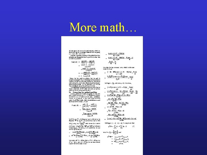 More math… 