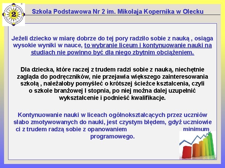 Szkoła Podstawowa Nr 2 im. Mikołaja Kopernika w Olecku Jeżeli dziecko w miarę dobrze