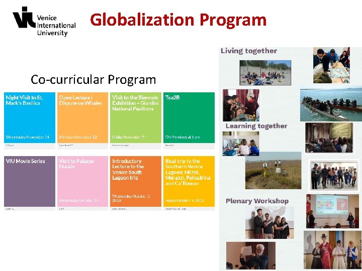 Globalization Program Co-curricular Program 