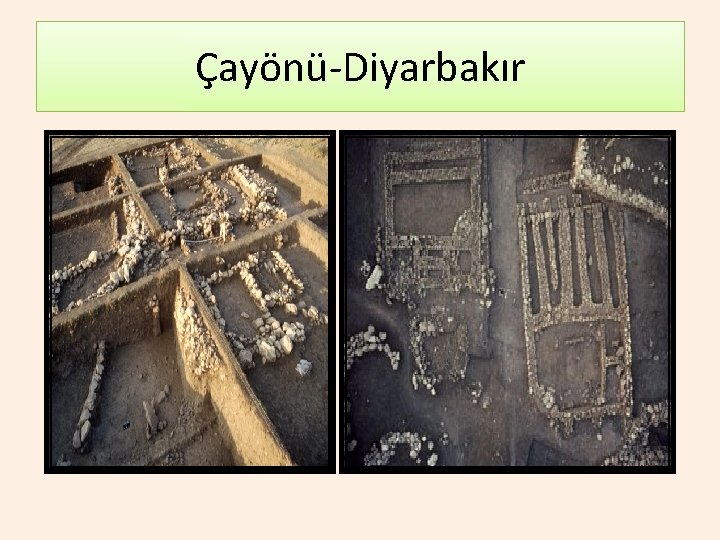 Çayönü-Diyarbakır 