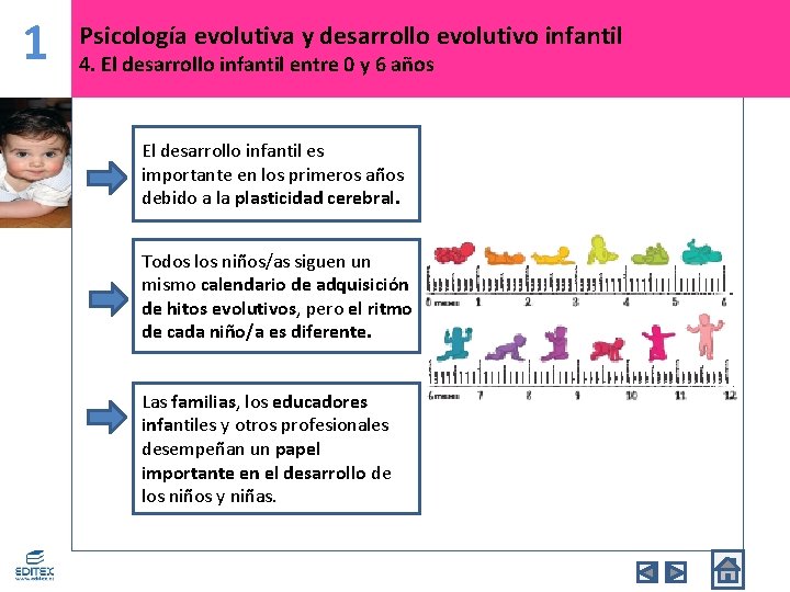 1 Psicología evolutiva y desarrollo evolutivo infantil 4. El desarrollo infantil entre 0 y