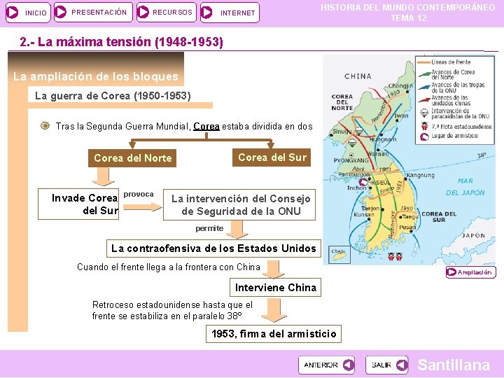 INICIO PRESENTACIÓN RECURSOS INTERNET HISTORIA DEL MUNDO CONTEMPORÁNEO TEMA 12 2. - La máxima