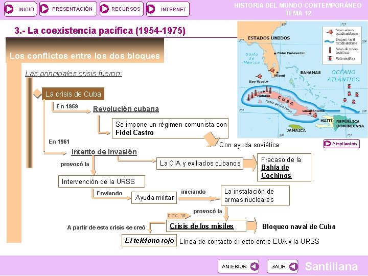 INICIO PRESENTACIÓN RECURSOS HISTORIA DEL MUNDO CONTEMPORÁNEO TEMA 12 INTERNET 3. - La coexistencia