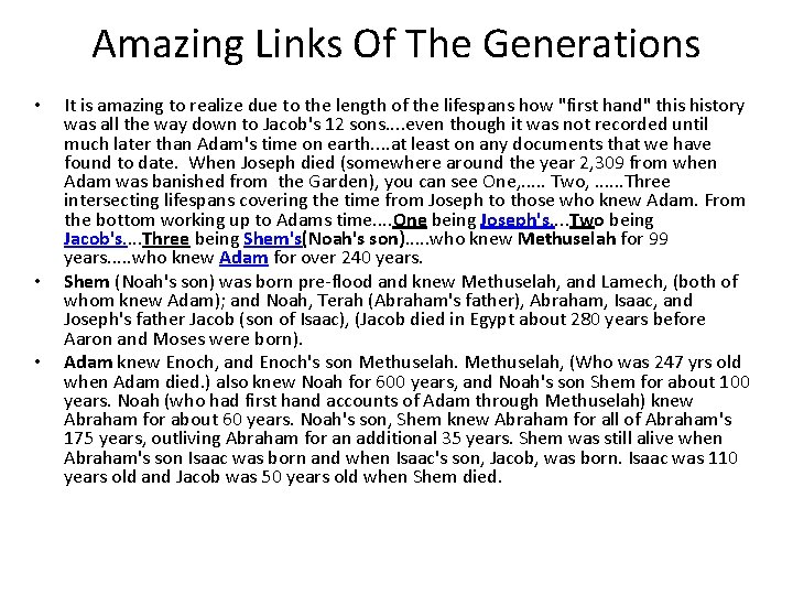 Amazing Links Of The Generations • • • It is amazing to realize due