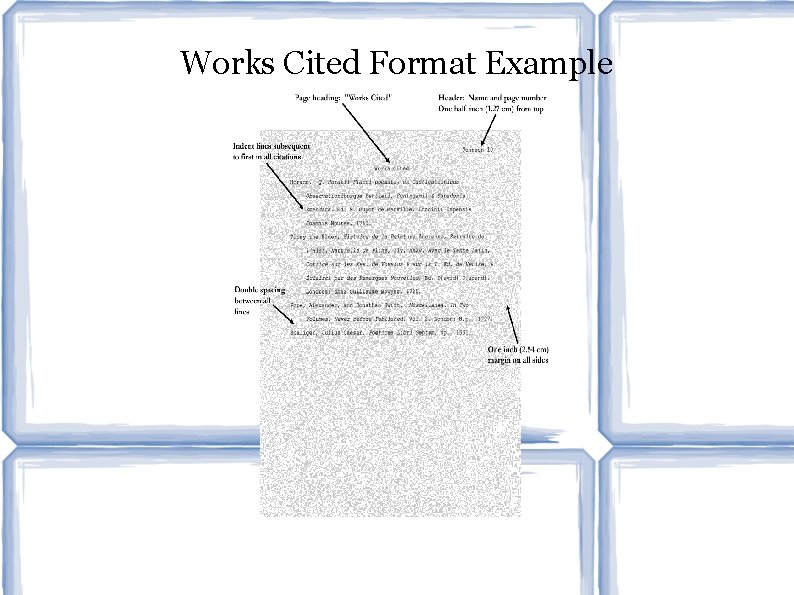 Works Cited Format Example 