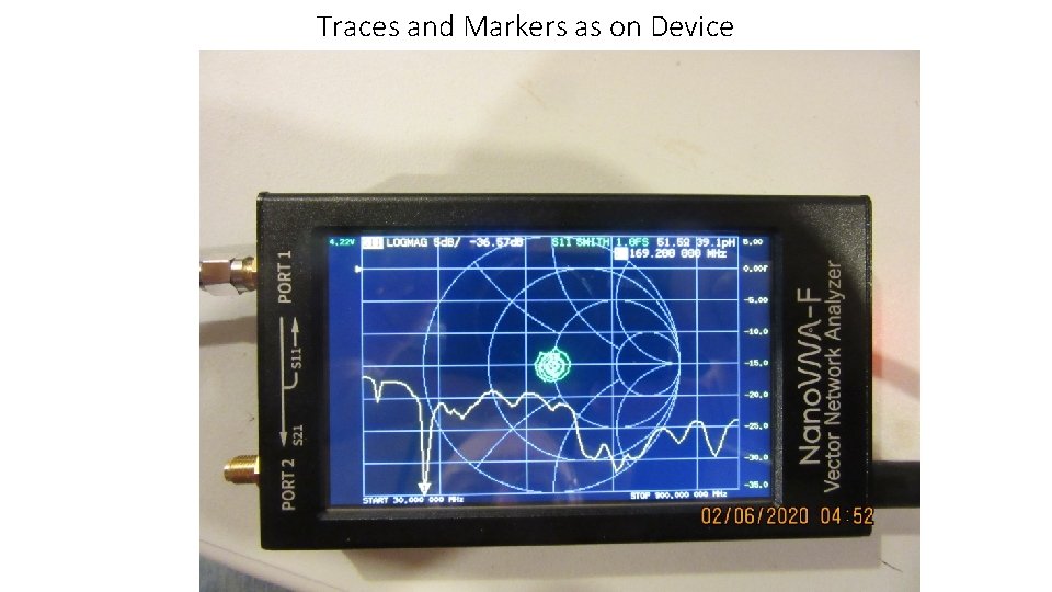 Traces and Markers as on Device 