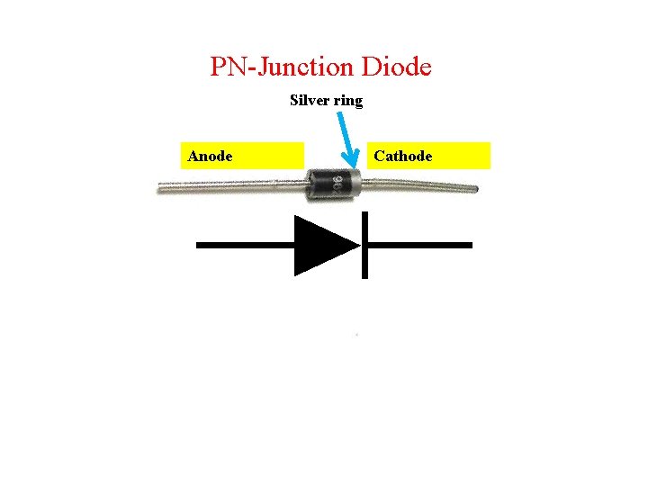 PN-Junction Diode Silver ring Anode Cathode 