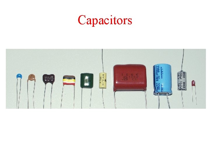 Capacitors 