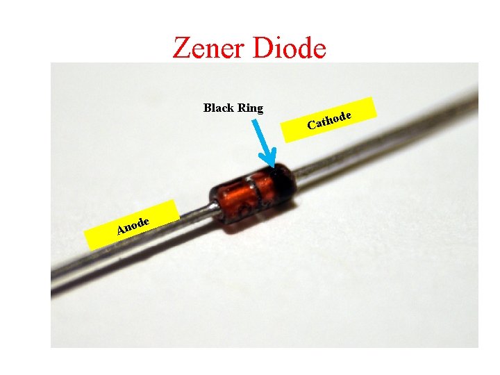 Zener Diode Black Ring de Ano de o Cath 