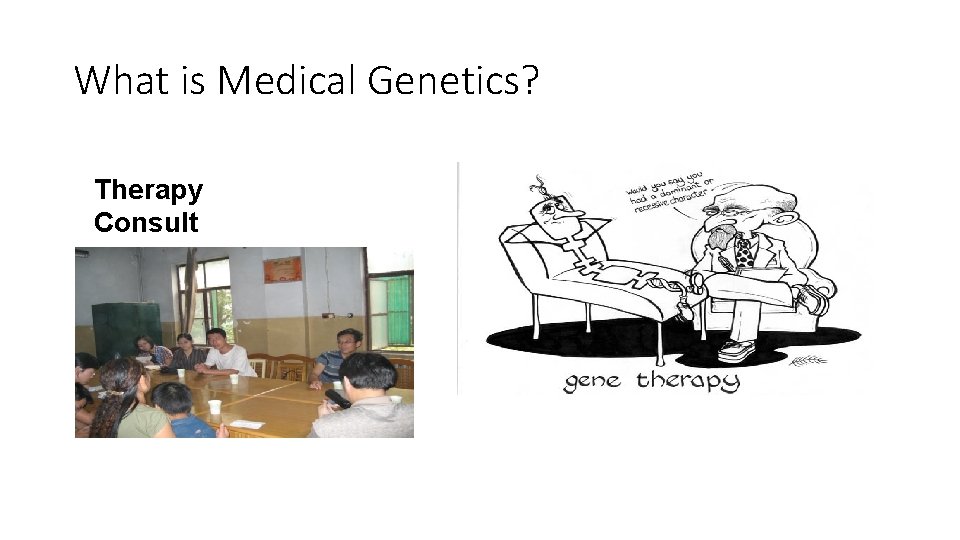 What is Medical Genetics? Therapy Consult 