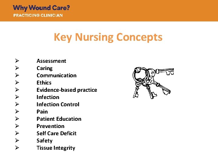 Key Nursing Concepts Ø Ø Ø Ø Assessment Caring Communication Ethics Evidence-based practice Infection