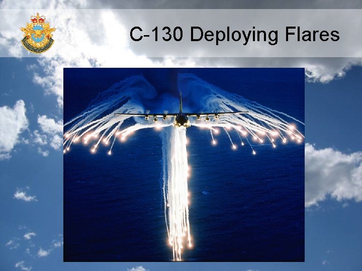 C-130 Deploying Flares 