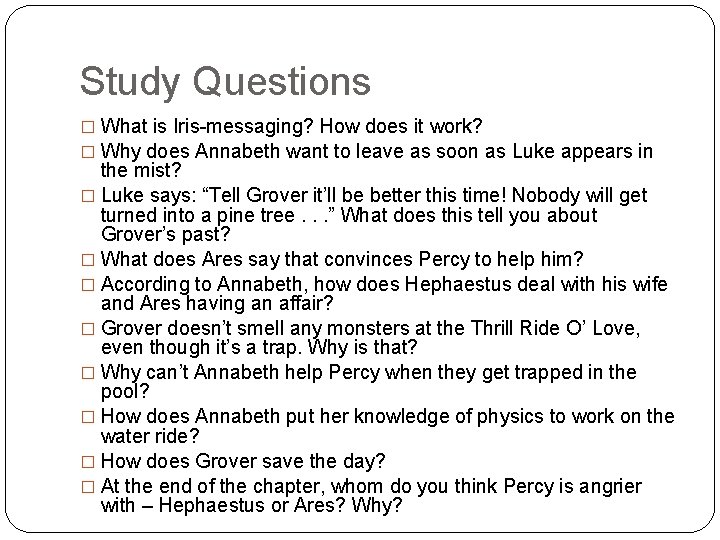 The Lightning Thief Rick Riordan A god Buys
