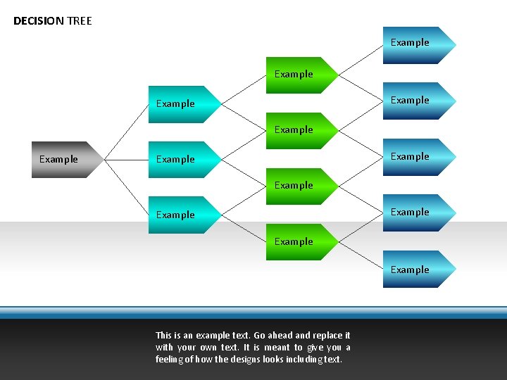 DECISION TREE Example Example Example Example This is an example text. Go ahead and