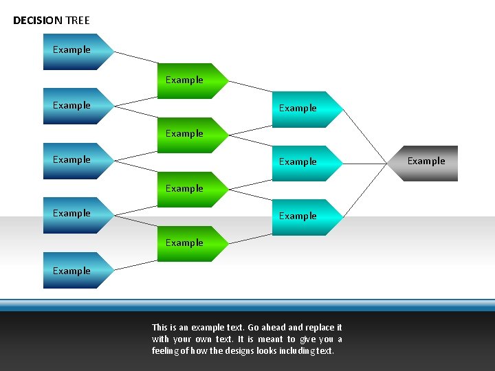 DECISION TREE Example Example Example This is an example text. Go ahead and replace