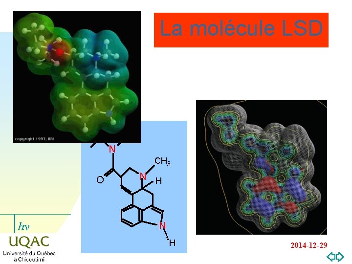 La molécule LSD N CH 3 O hn N H 2014 -12 -29 