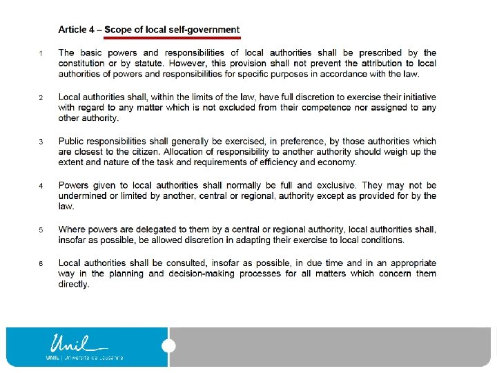 Local Autonomy and How to Measure it Ph