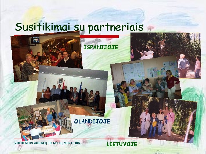 Susitikimai su partneriais ISPANIJOJE OLANDIJOJE VIRTUALUS AUGALŲ IR GĖLIŲ MUZIEJUS LIETUVOJE 