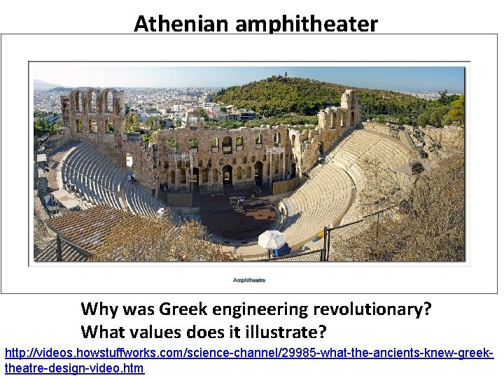 Greek Engineering. Levels How was Athenian artarchitecture revolutionary for the time