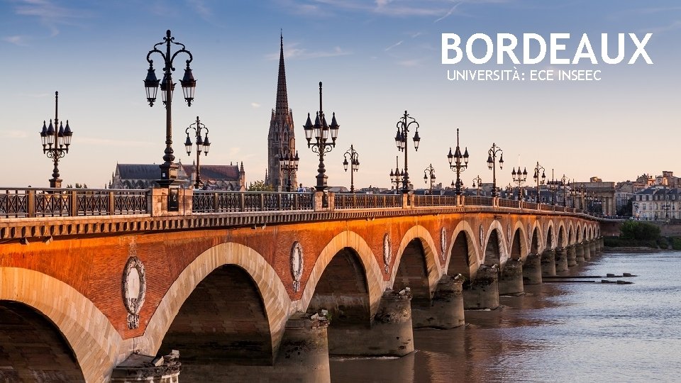 BORDEAUX UNIVERSITÀ: ECE INSEEC 