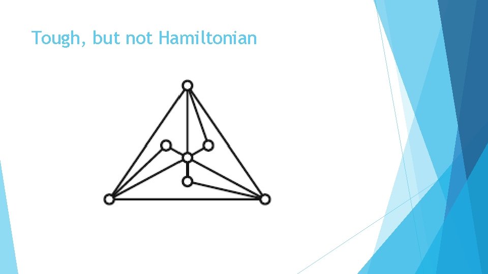 Tough, but not Hamiltonian 