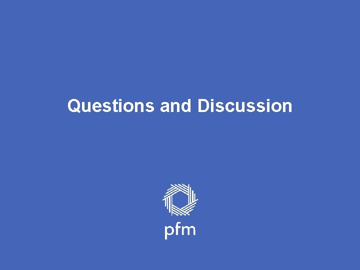 Questions and Discussion © PFM 17 