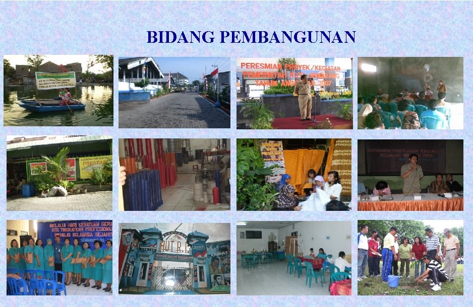 BIDANG PEMBANGUNAN 