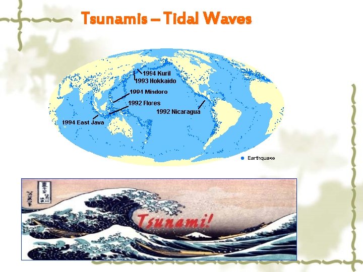 Tsunamis – Tidal Waves 