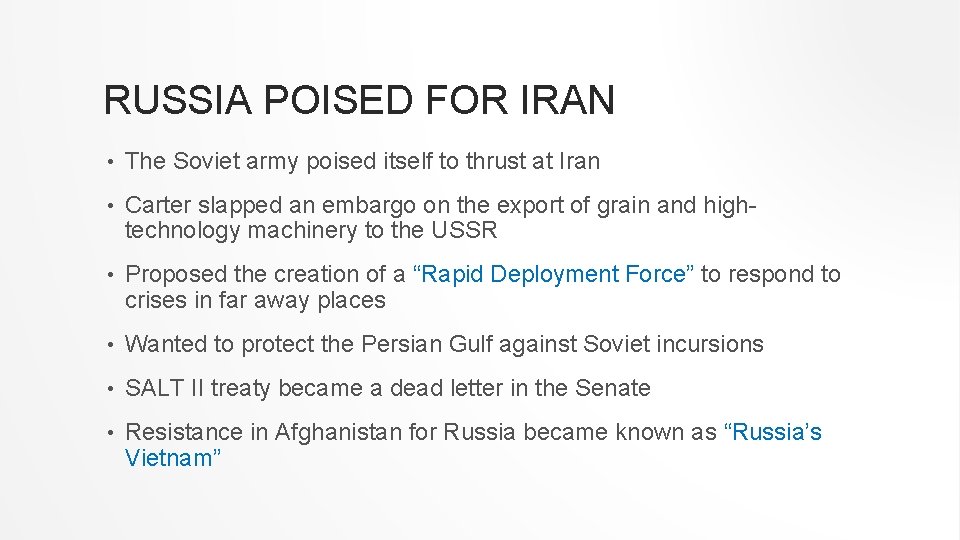 RUSSIA POISED FOR IRAN • The Soviet army poised itself to thrust at Iran