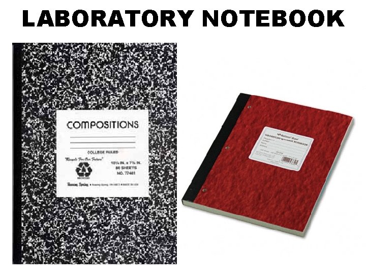 LABORATORY NOTEBOOK 