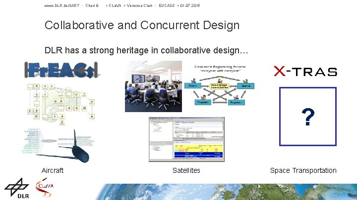 www. DLR. de/SART • Chart 8 > CLa. VA > Vanessa Clark • EUCASS