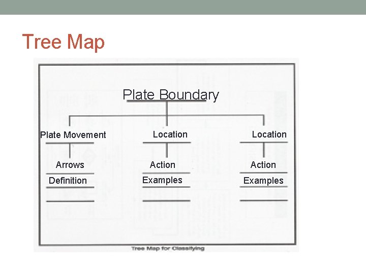 Tree Map Plate Boundary Plate Movement Location Arrows Action Definition Examples 