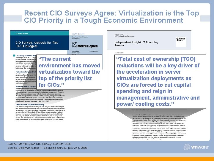 Recent CIO Surveys Agree: Virtualization is the Top CIO Priority in a Tough Economic