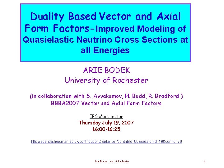 Duality Based Vector and Axial Form Factors-Improved Modeling of Quasielastic Neutrino Cross Sections at