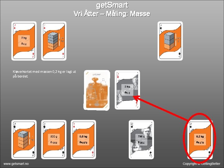 get. Smart Vri Åtter – Måling: Masse Kløverkortet med massen 0, 2 kg er