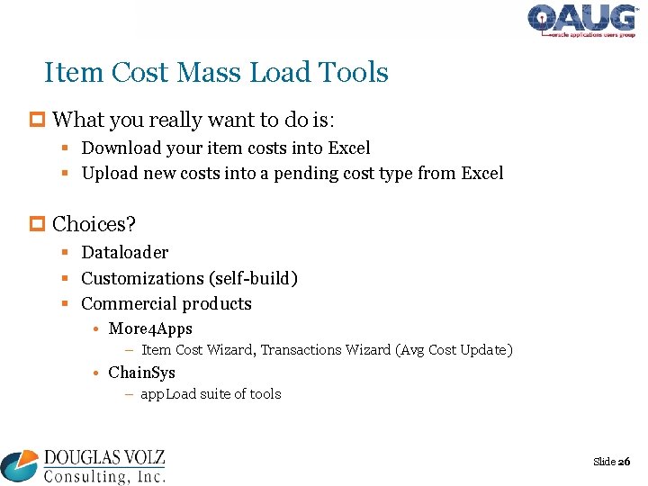 Item Cost Mass Load Tools p What you really want to do is: §