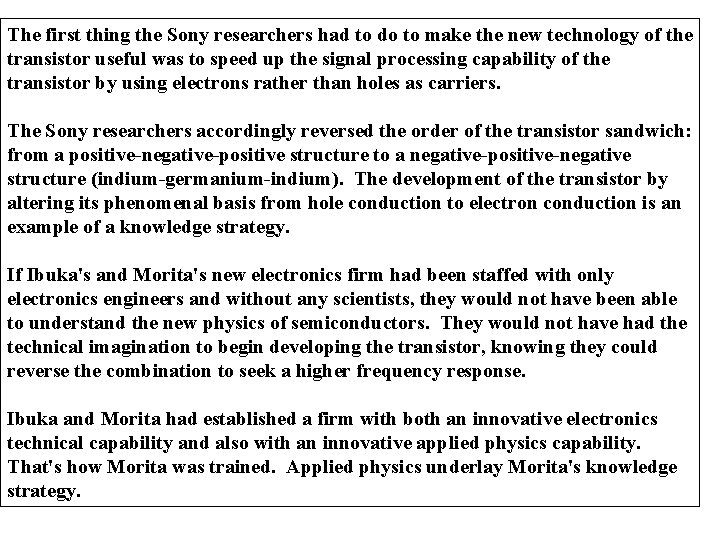 The first thing the Sony researchers had to do to make the new technology