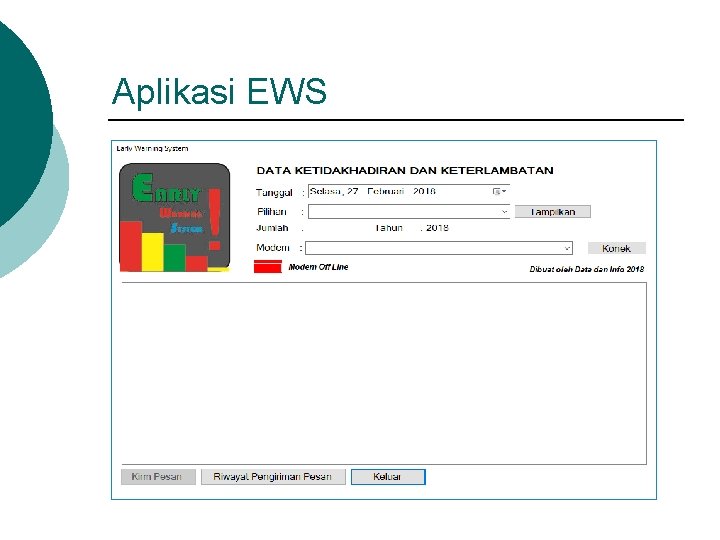 Aplikasi EWS 