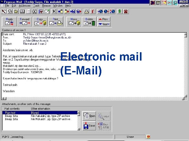 Electronic mail (E-Mail) 