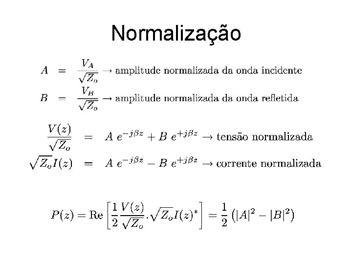 Normalização 