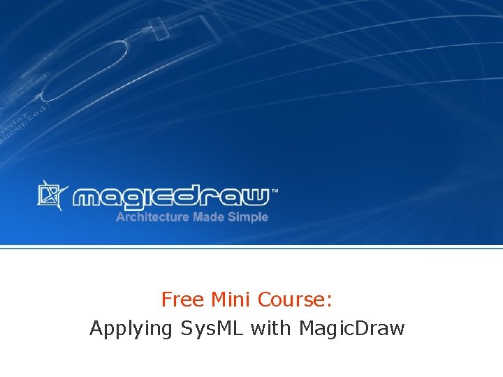 Free Mini Course: Applying Sys. ML with Magic. Draw Free Mini Course: Applying Sys. ML with Magic. Draw