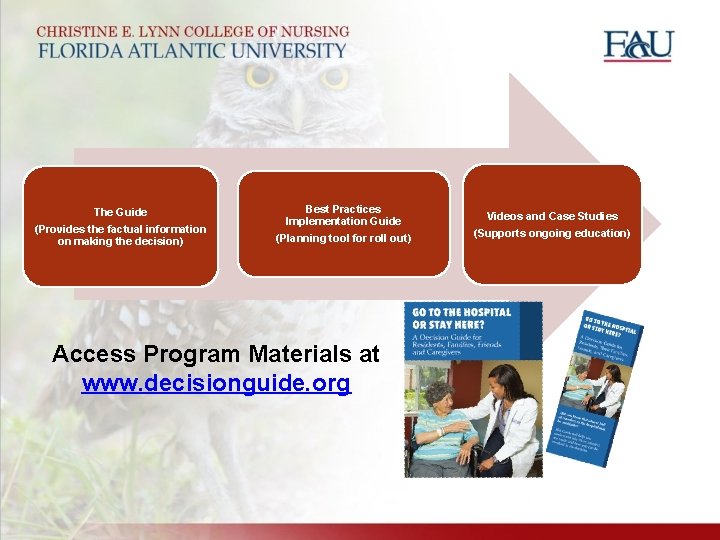 The Guide (Provides the factual information on making the decision) Best Practices Implementation Guide The Guide (Provides the factual information on making the decision) Best Practices Implementation Guide