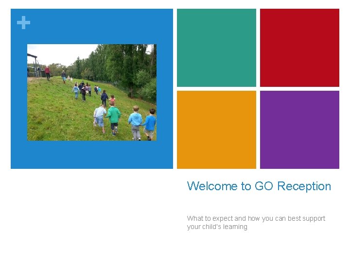 + Welcome to GO Reception What to expect and how you can best support